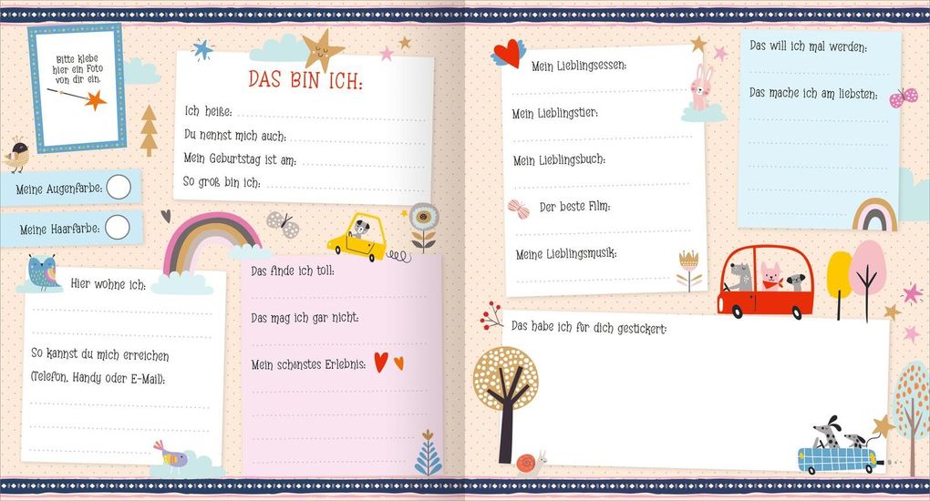 Weitere Ansicht: Alle meine Freunde - Dino | Mit über 300 Stickern
