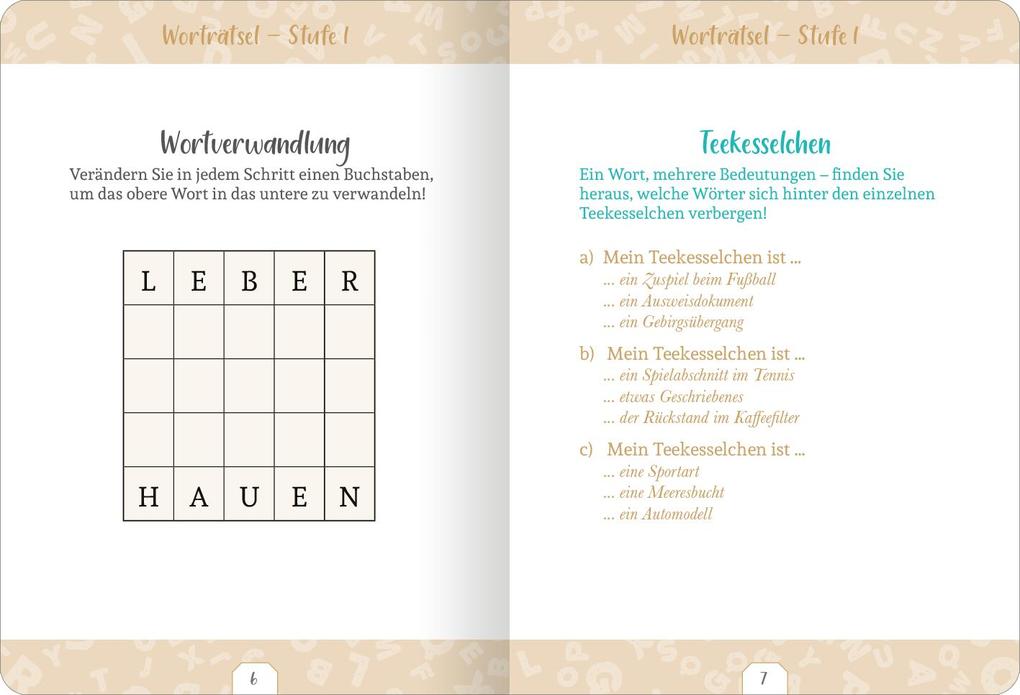Weitere Ansicht: Kleine Auszeit - Worträtsel | René Herbst