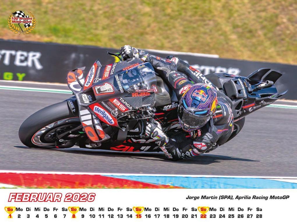 Weitere Ansicht: Motorrad Grand Prix Kalender 2026 | Frank Pommer