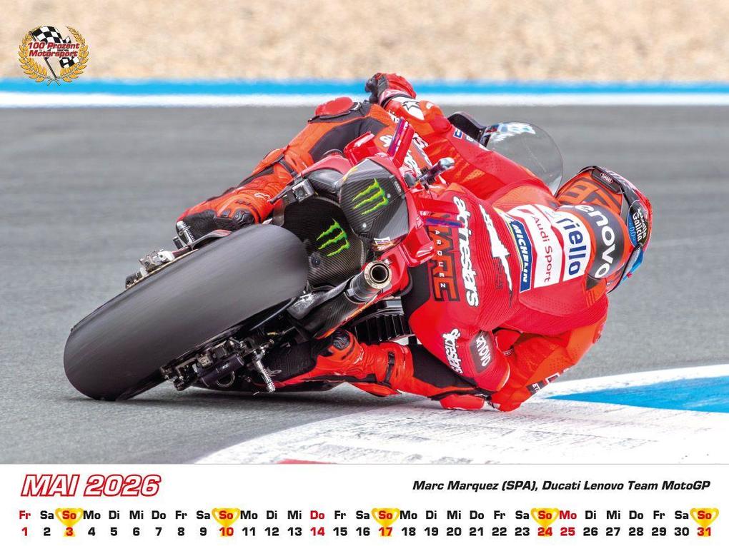 Weitere Ansicht: Motorrad Grand Prix Kalender 2026 | Frank Pommer