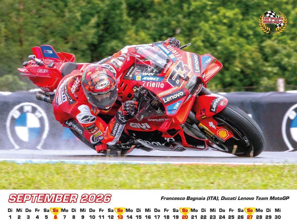 Weitere Ansicht: Motorrad Grand Prix Kalender 2026 | Frank Pommer