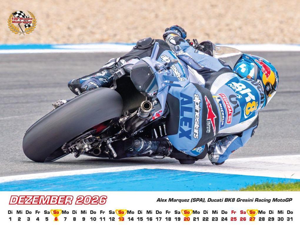 Weitere Ansicht: Motorrad Grand Prix Kalender 2026 | Frank Pommer