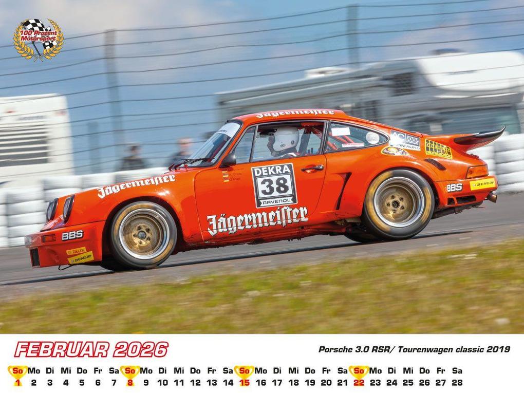 Weitere Ansicht: Porsche im Rennsport Kalender 2026 | Frank Pommer