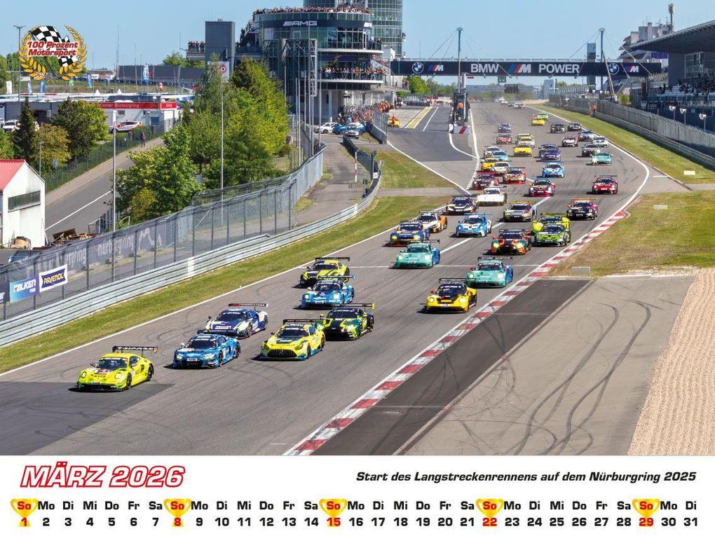 Weitere Ansicht: Porsche im Rennsport Kalender 2026 | Frank Pommer