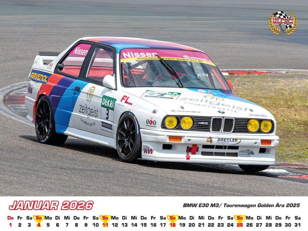 Weitere Ansicht: BMW im Rennsport Kalender 2026 | Frank Pommer