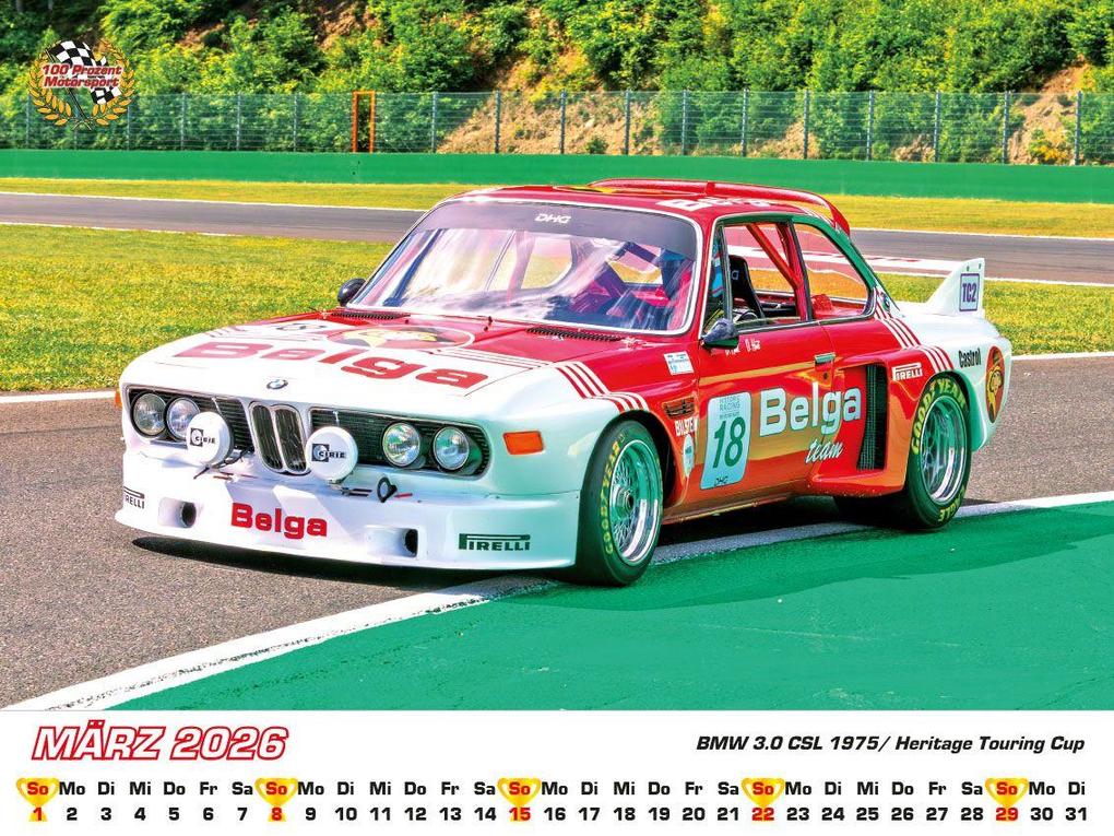 Weitere Ansicht: BMW im Rennsport Kalender 2026 | Frank Pommer