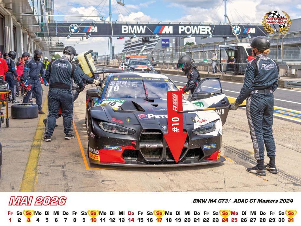 Weitere Ansicht: BMW im Rennsport Kalender 2026 | Frank Pommer