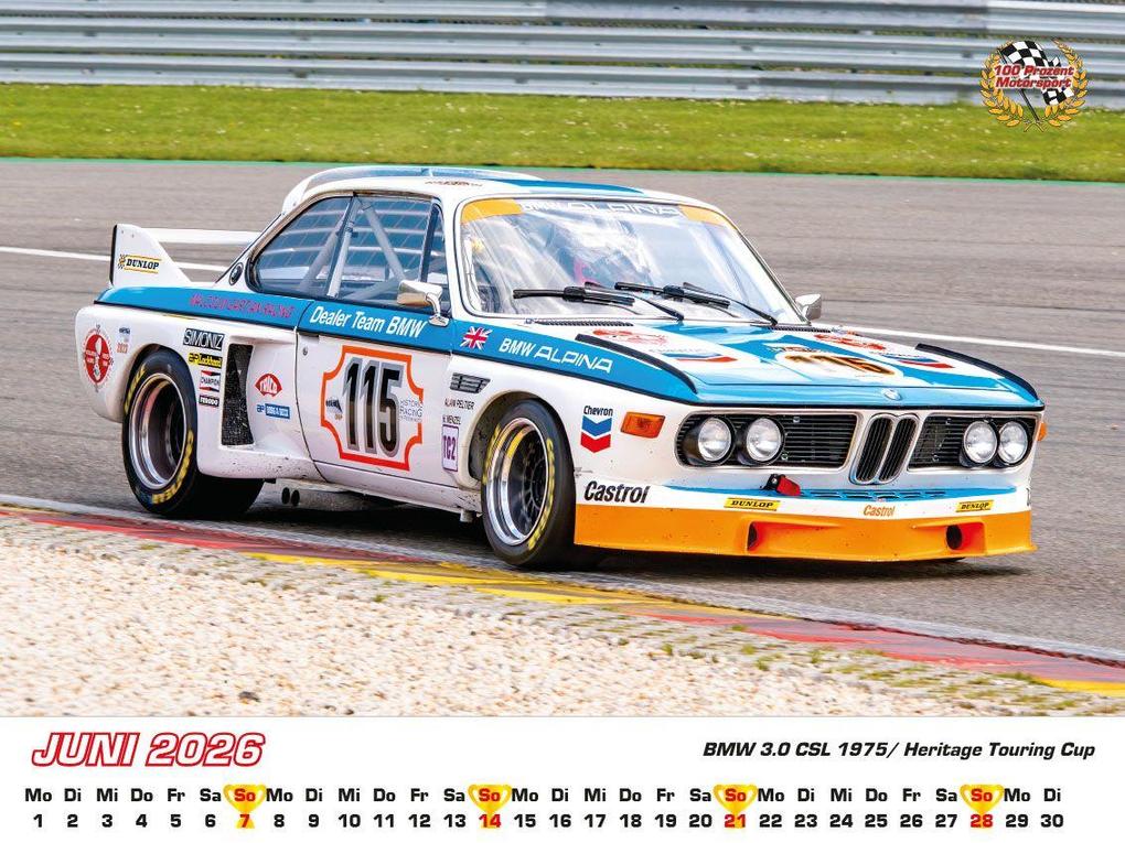 Weitere Ansicht: BMW im Rennsport Kalender 2026 | Frank Pommer