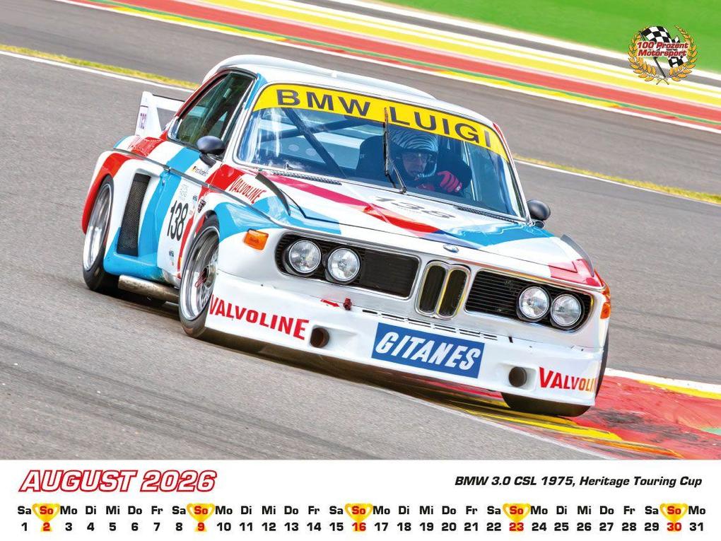 Weitere Ansicht: BMW im Rennsport Kalender 2026 | Frank Pommer