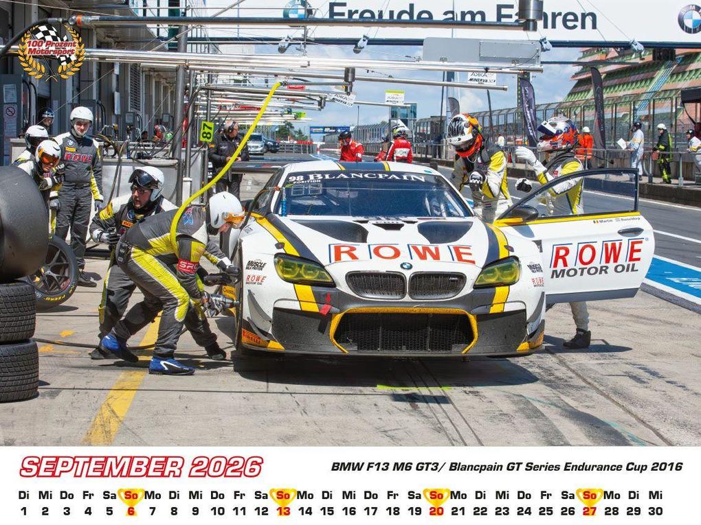 Weitere Ansicht: BMW im Rennsport Kalender 2026 | Frank Pommer