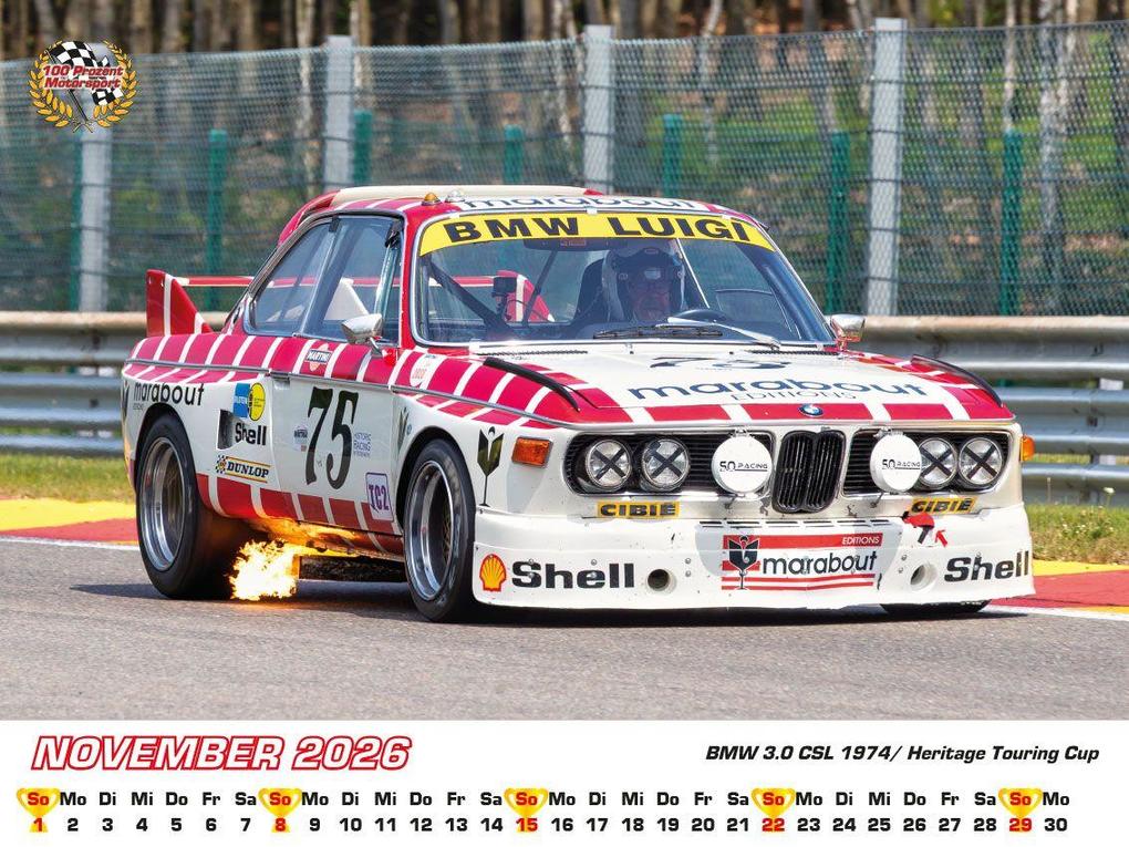 Weitere Ansicht: BMW im Rennsport Kalender 2026 | Frank Pommer