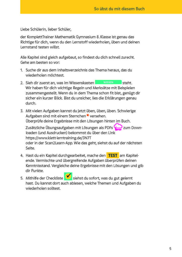 Weitere Ansicht: KomplettTrainer Gymnasium Mathematik 8. Klasse