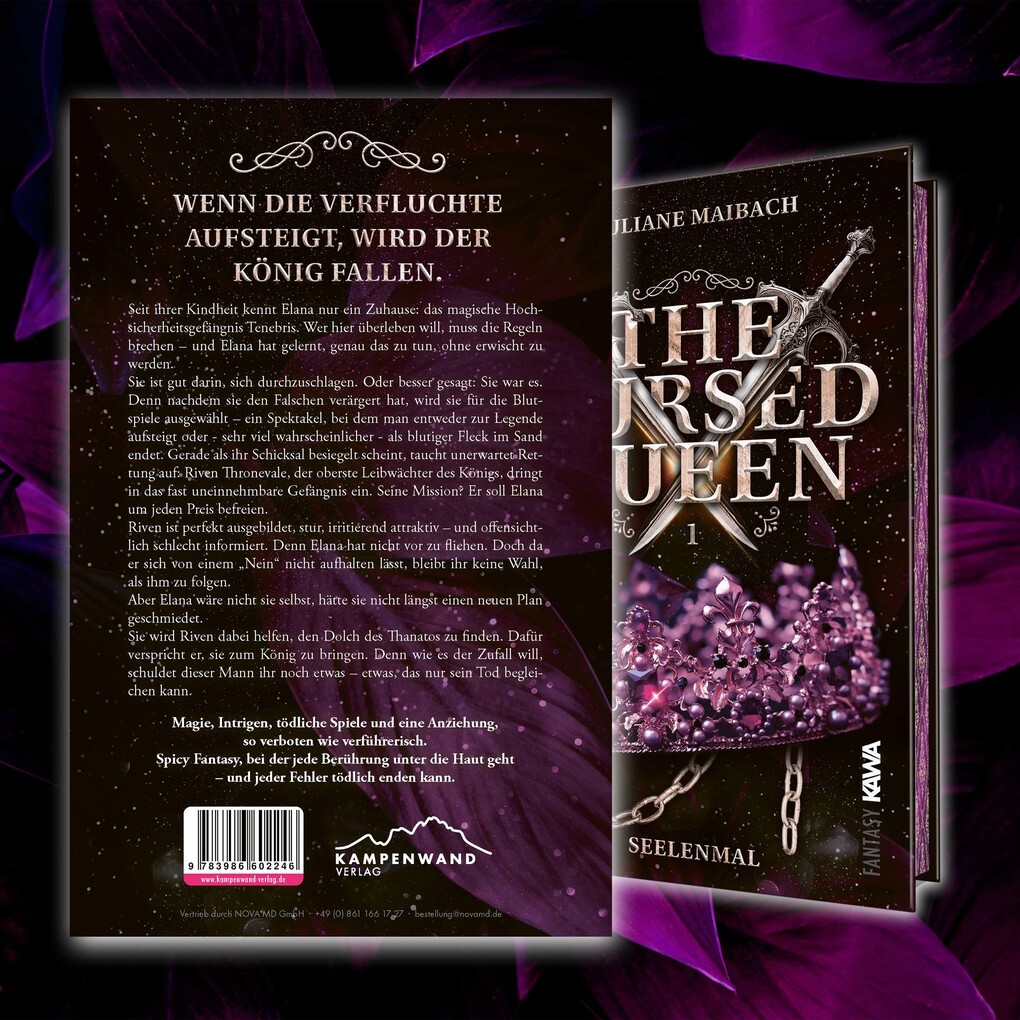 Weitere Ansicht: The Cursed Queen | Seelenmal (Band 1) | Juliane Maibach