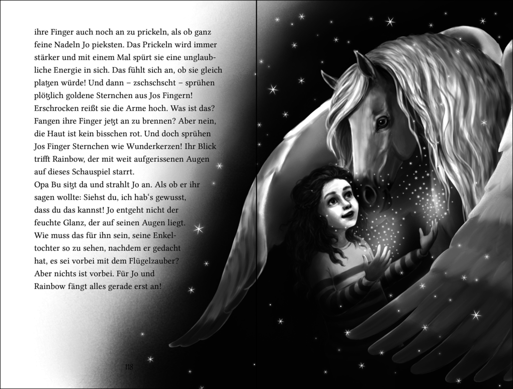 Weitere Ansicht: Die Flügelpferde von Sternhall (1). Eine zauberhafte Freundschaft | Ina Brandt