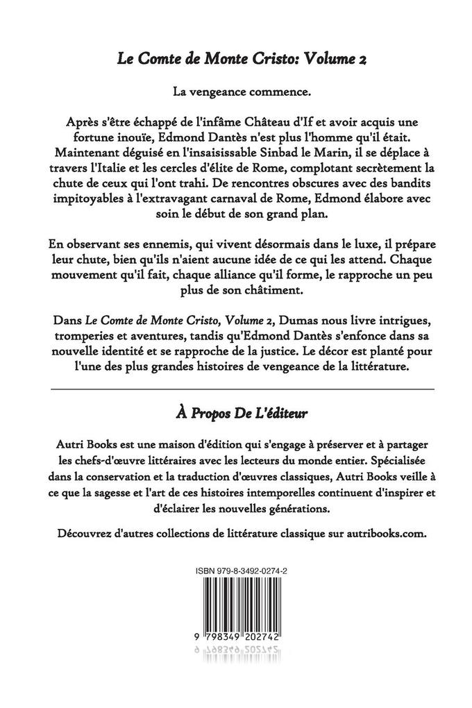 Weitere Ansicht: Le Comte de Monte Cristo | Alexandre Dumas