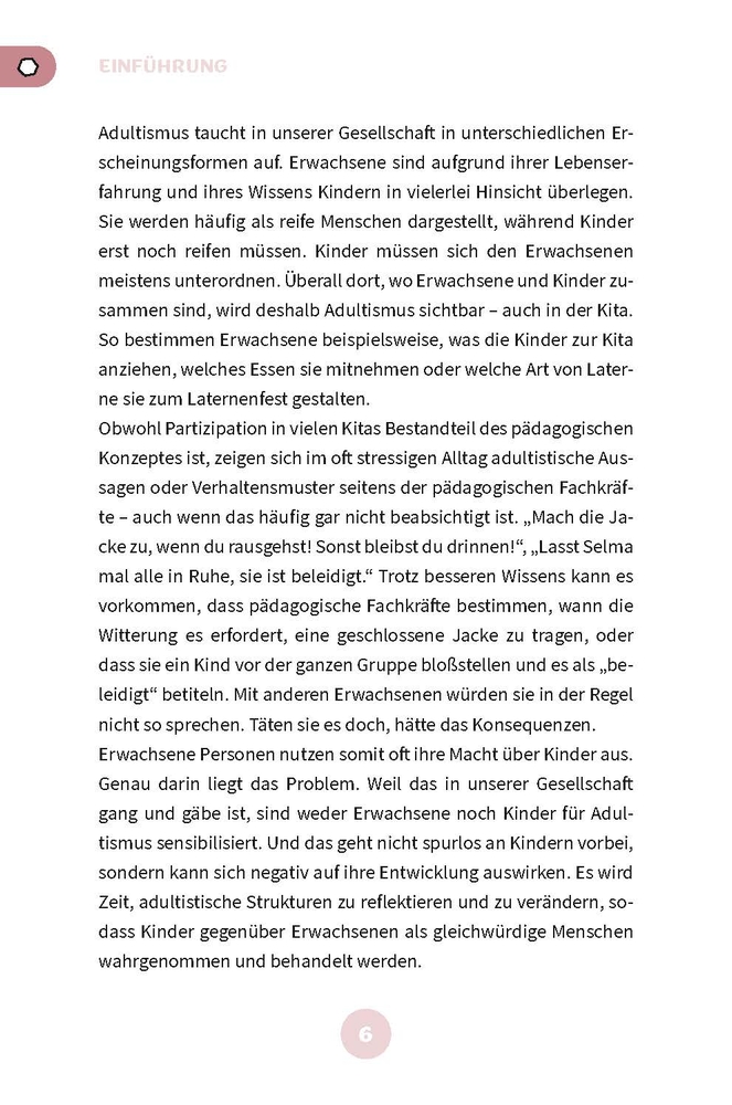 Weitere Ansicht: Adultismus in der Kita | Silke Hubrig