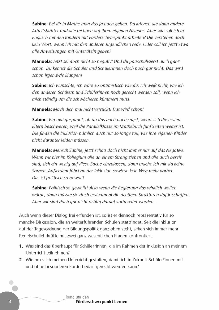 Weitere Ansicht: Rund um den Förderschwerpunkt Lernen | Rainer Löser