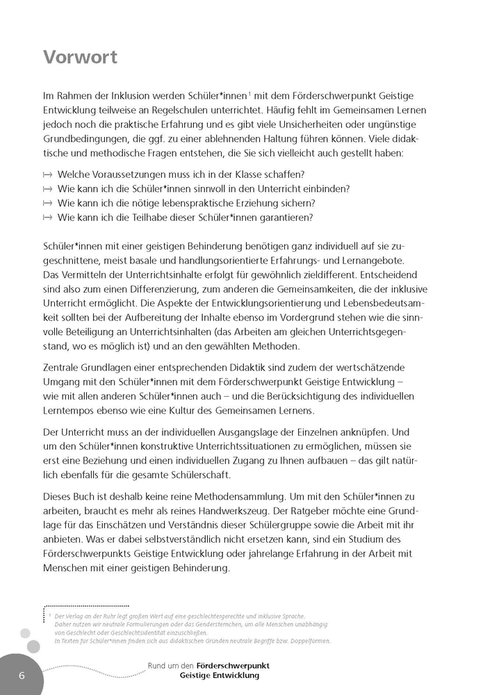 Weitere Ansicht: Rund um den Förderschwerpunkt Geistige Entwicklung | Oliver Fink