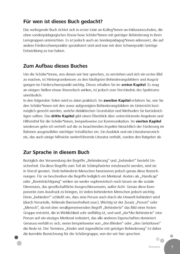 Weitere Ansicht: Rund um den Förderschwerpunkt Geistige Entwicklung | Oliver Fink