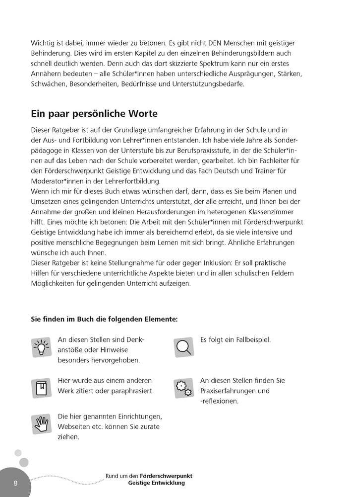 Weitere Ansicht: Rund um den Förderschwerpunkt Geistige Entwicklung | Oliver Fink