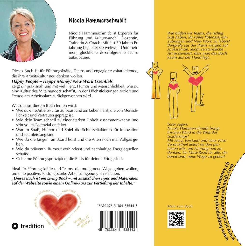 Weitere Ansicht: New Work Essentials - mit Herz, Humor und Menschlichkeit - 11 Führungshacks für ein gemeinsames Miteinander im Team - Teamführung leicht gemacht! | Nicola Hammerschmidt