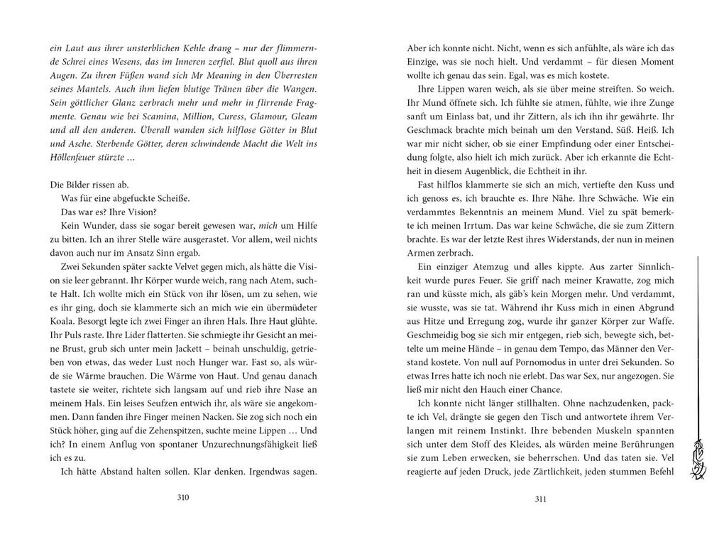 Weitere Ansicht: Velvet-Dilogie 1: Velvet Falls, but the Gods forgot to die | Julia Dippel