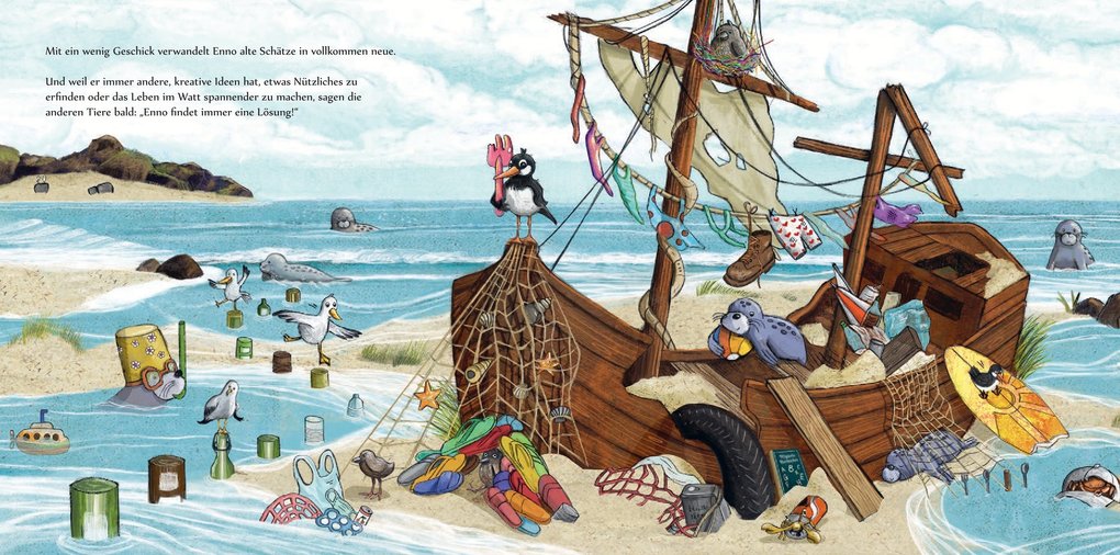 Weitere Ansicht: Enno - Ein Austernfischer auf Schatzsuche | Andrea Reitmeyer