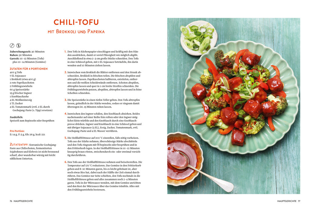 Weitere Ansicht: Heißluftfritteuse vegetarisch | Oetker Verlag
