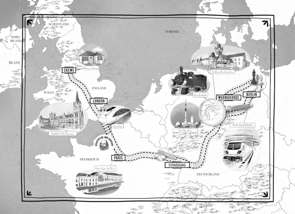 Weitere Ansicht: Abenteuer-Express (Band 4) - Gefahr im Mitternachtsexpress | Maya G. Leonard, Sam Sedgman