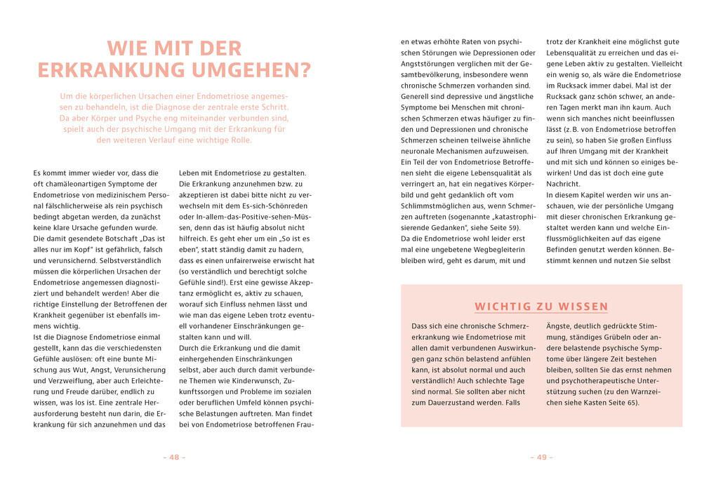 Weitere Ansicht: Endometriose - was tun? | Sylvia Mechsner
