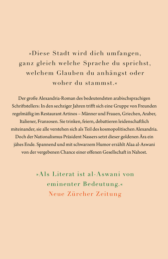 Weitere Ansicht: Die Bäume streifen durch Alexandria | Alaa al-Aswani