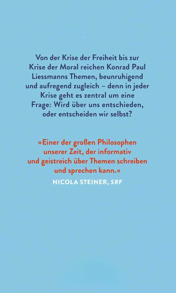 Weitere Ansicht: Was nun? | Konrad Paul Liessmann