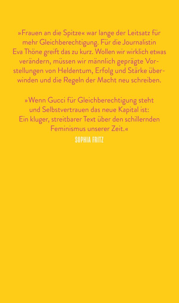 Weitere Ansicht: Weibliche Macht neu denken | Eva Thöne