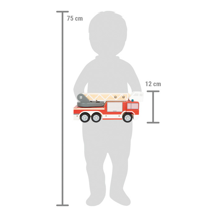 Weitere Ansicht: Feuerwehr mit Drehleiter