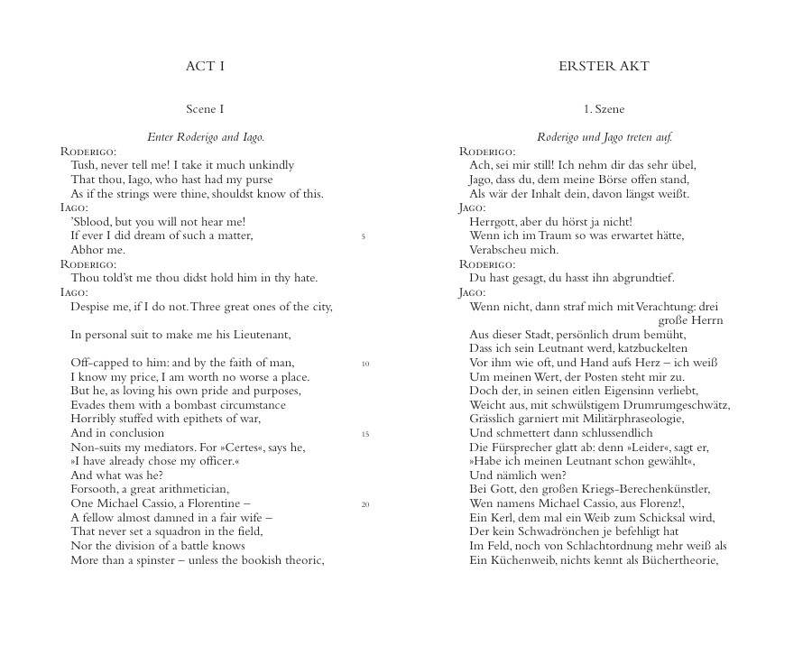 Weitere Ansicht: Othello / Othello - zweisprachige Ausgabe | William Shakespeare