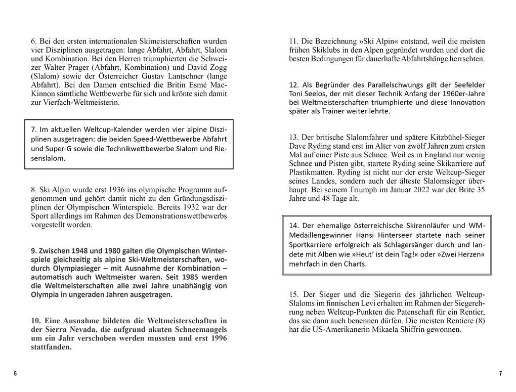 Weitere Ansicht: Unnützes Skisport Wissen | Manuel Tonezzer