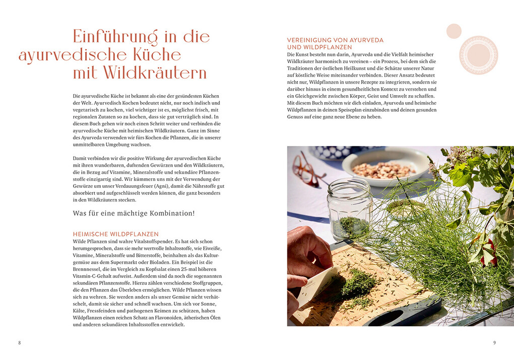Weitere Ansicht: Ayurveda mit Wildkräutern | Daniela Dörflinger Bruggeman, Andrea Küthe Albrecht
