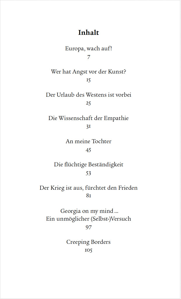 Weitere Ansicht: Europa, wach auf! | Nino Haratischwili