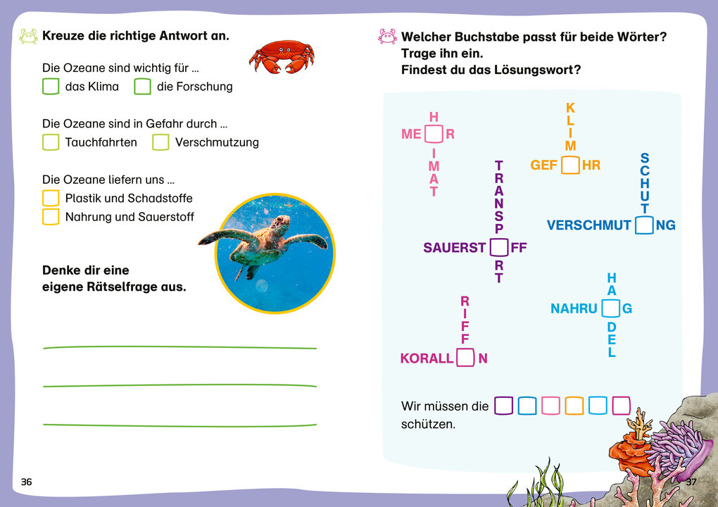 Weitere Ansicht: WAS IST WAS Erstes Lesen Leserätsel. Ozeane | Waltraud Grill