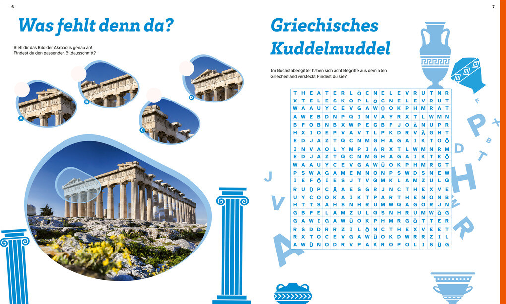 Weitere Ansicht: WAS IST WAS Rätseln und Stickern: Geschichte