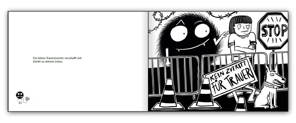 Weitere Ansicht: Das kleine Trauermonster - Trauerbewältigung zum Mitmachen | Susanne Starkmuth, Sigrun Eder, Scarlett Müller-Mangelberger