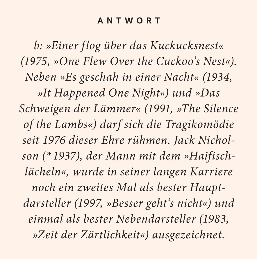 Weitere Ansicht: Film-Quiz | Marko Roeske