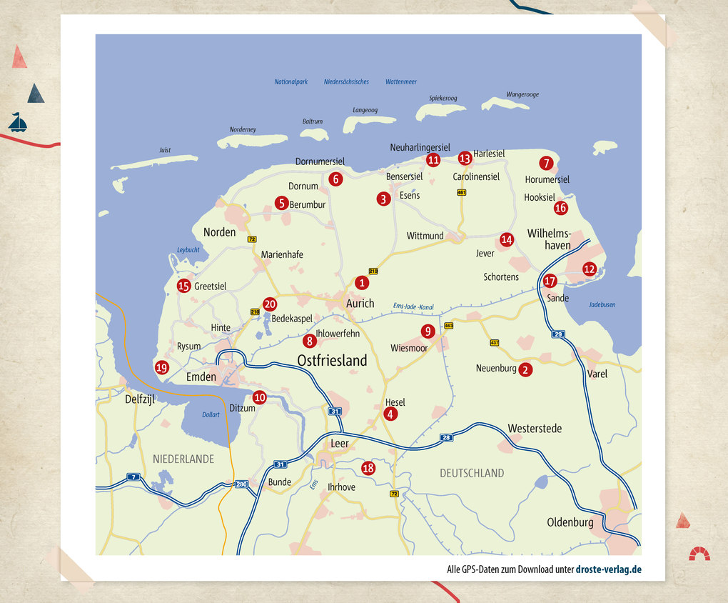 Weitere Ansicht: Ostfriesland. Wandern für die Seele | Valeska Helfert