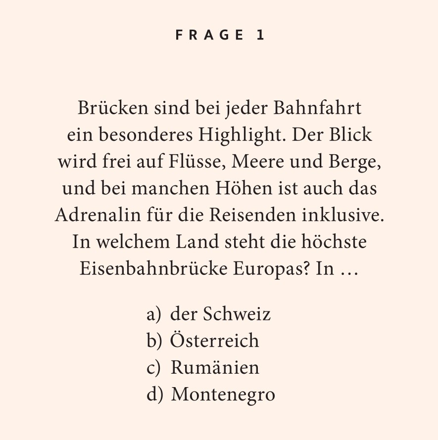 Weitere Ansicht: Eisenbahn-Quiz | Jonas Lamberg