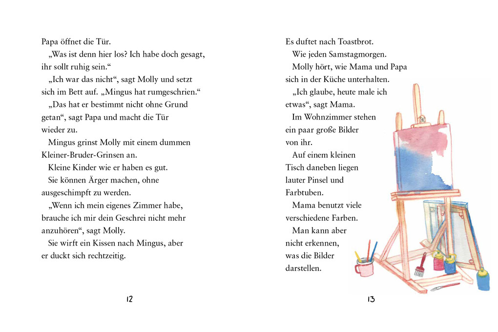 Weitere Ansicht: Molly mittendrin - Ein eigenes Zimmer | Lemire Sabine