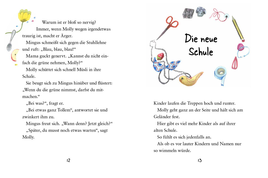 Weitere Ansicht: Molly mittendrin - Die neue Schule | Sabine Lemire
