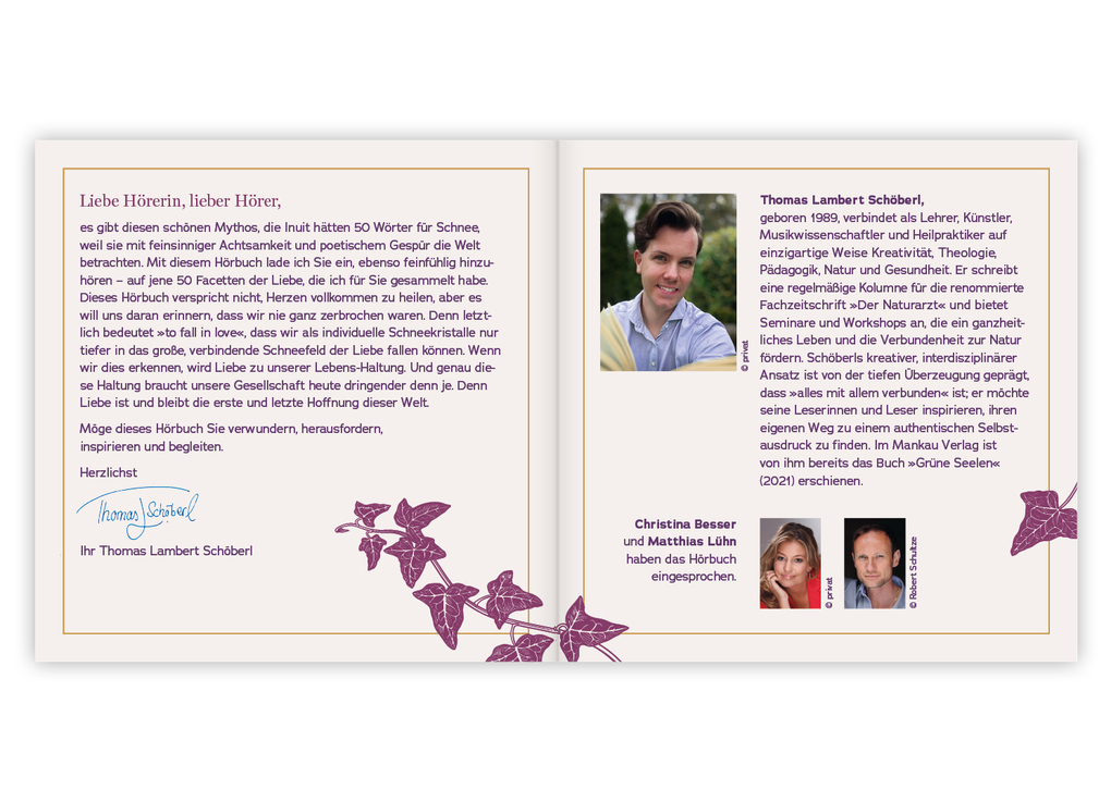 Weitere Ansicht: 50 Wörter für Liebe. Hörbuch | Thomas Lambert Schöberl