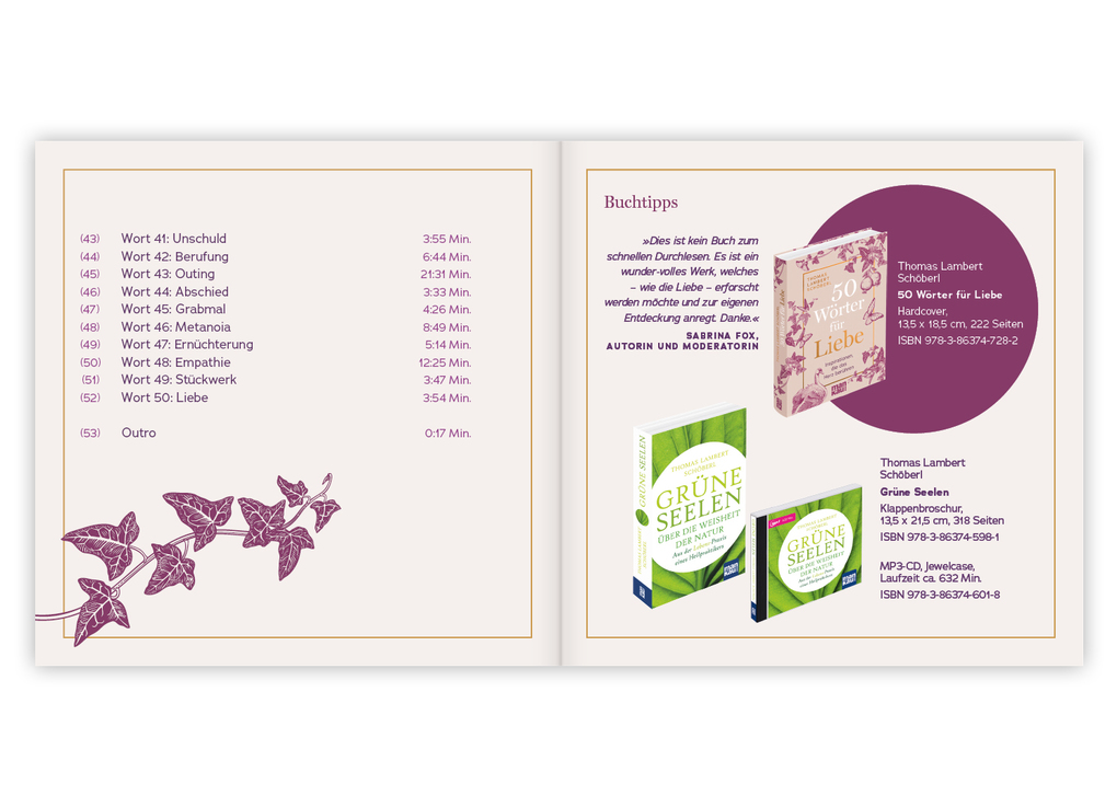 Weitere Ansicht: 50 Wörter für Liebe. Hörbuch | Thomas Lambert Schöberl