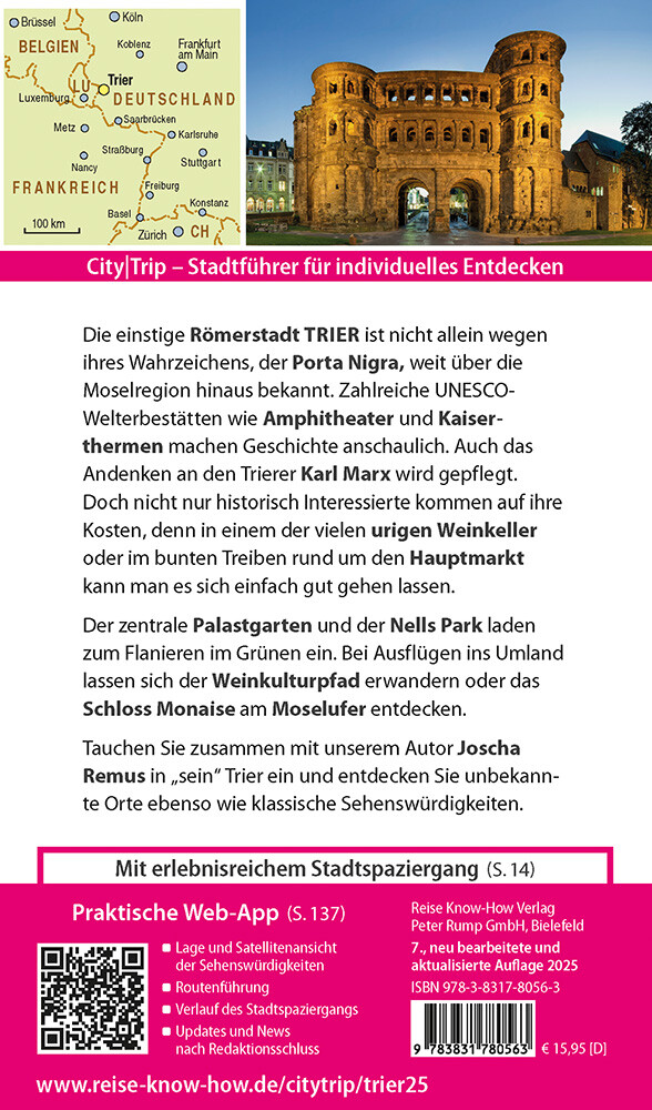 Weitere Ansicht: Reise Know-How CityTrip Trier | Joscha Remus