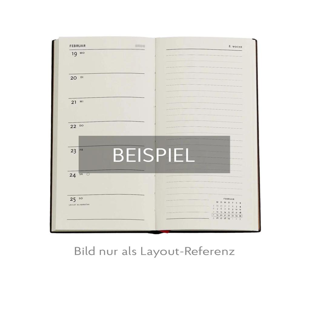 Weitere Ansicht: 12-Monatskalender. 2026 Heckenkirsche Schlank Verso